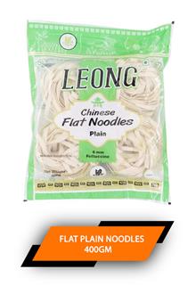 Leong Flat Plain Noodles 400gm